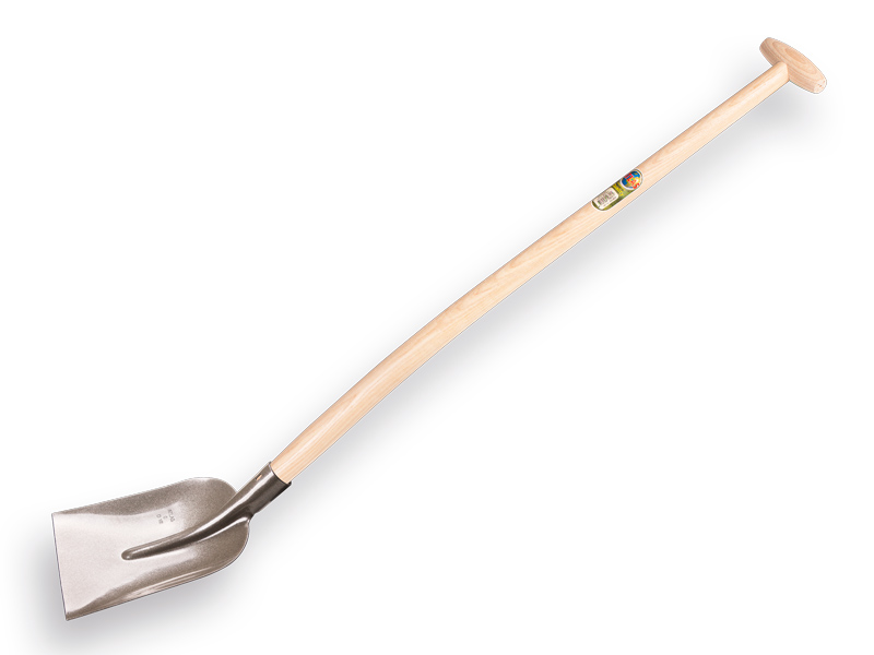 Betonschop ATLAS 1/2 0 gehard, met ATLAS schopsteel 100 cm gebogen