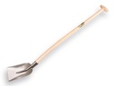 Betonschop ATLAS 1/2 0 gehard, met ATLAS schopsteel 100 cm gebogen