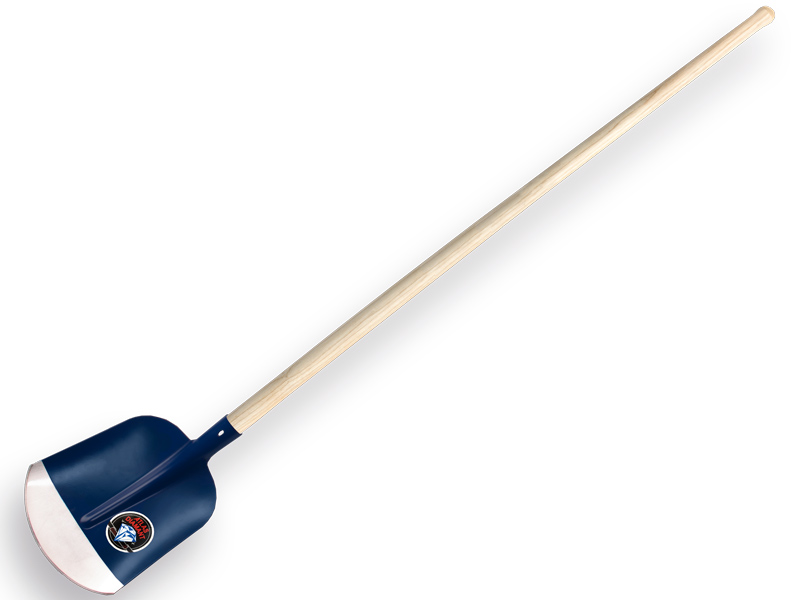 Schepbats ATLAS DIAMANT 3/4 1 blauw, gehard en gepolijst, met ATLAS batsesteel 130 cm gebogen