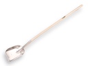 Stalschop OFFNER aluminium met strip, 25 x 41 cm, met ATLAS batsesteel 140 cm