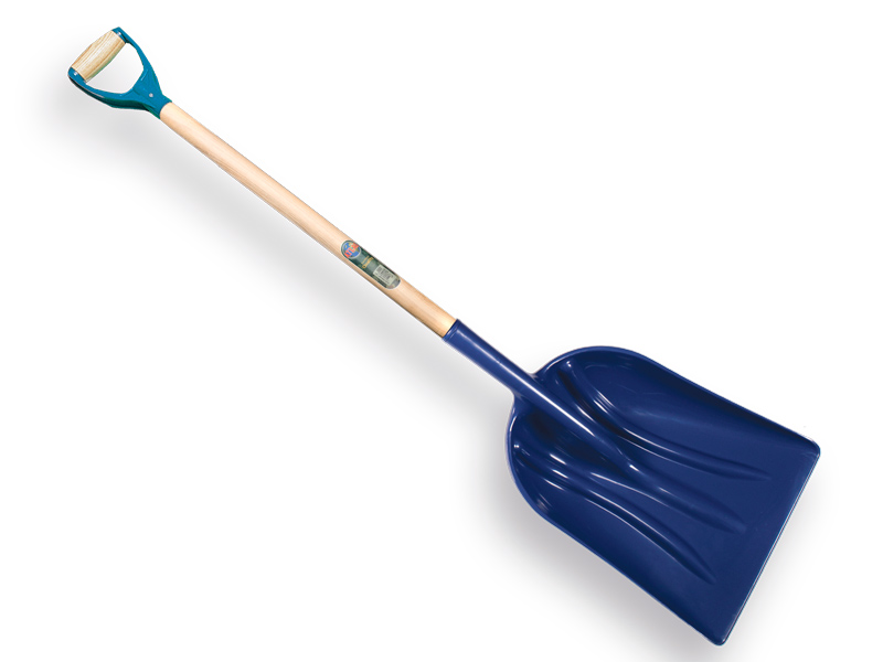 Graanschop - sneeuwschep ATLAS kunststof, met rechte ESSEN PD-steel 95 cm