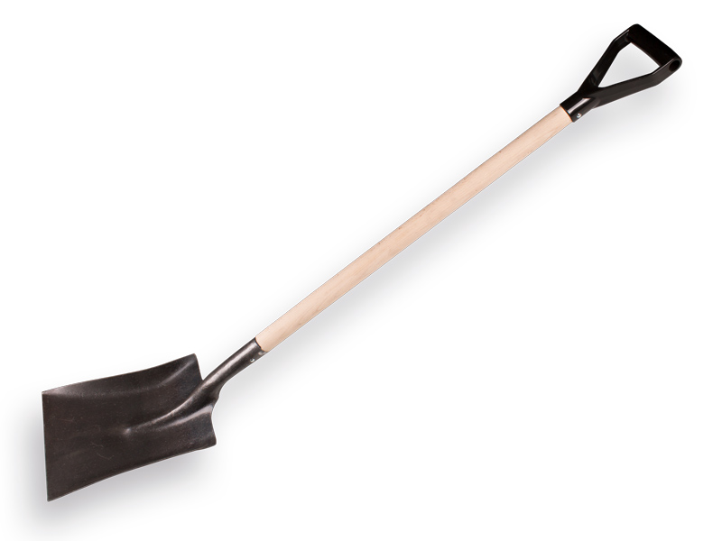 Ballastschop staal nr. 2, 25 x 32 cm, met PD-steel 102 cm (vervallen)