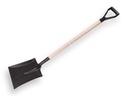 Ballastschop staal nr. 4, 28 x 32,5 cm, met PD-steel 102 cm