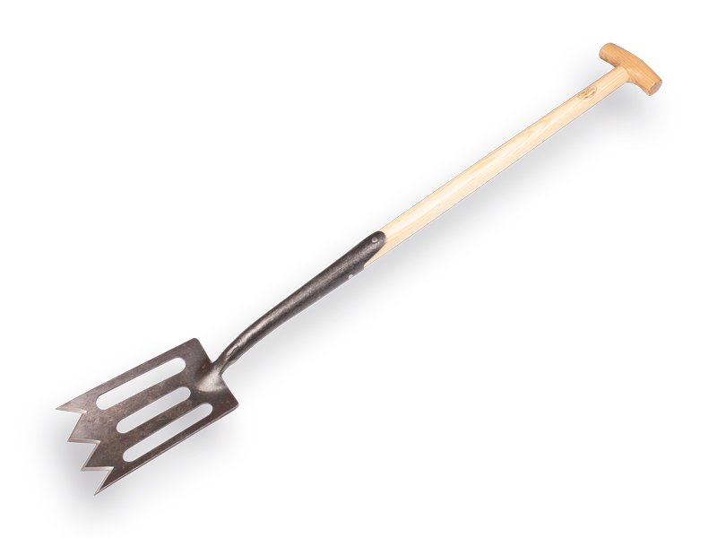Spork spade DE WIT gesmeed met zwanenhals en ESSEN T-steel 75 cm