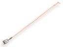 Sporkschoffel DE WIT gesmeed 10 cm, met ESSEN steel 170 cm en druppelkruk
