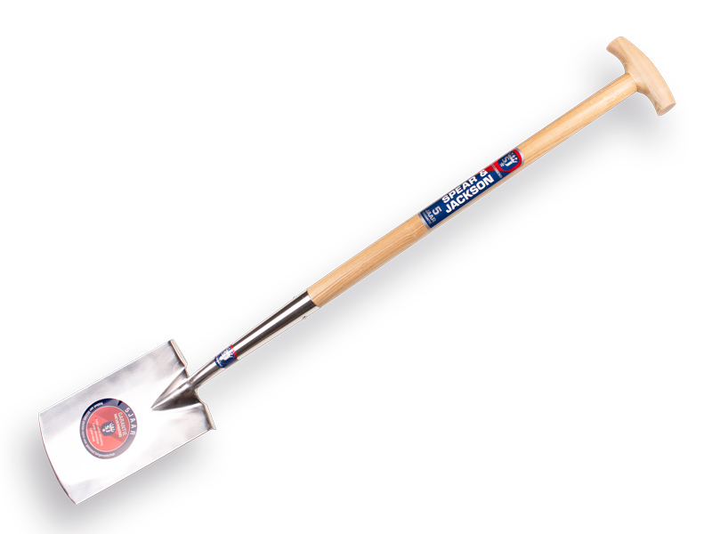 Spade SPEAR & JACKSON 1160 EK RVS, met OPSTAP en ESSEN T-steel