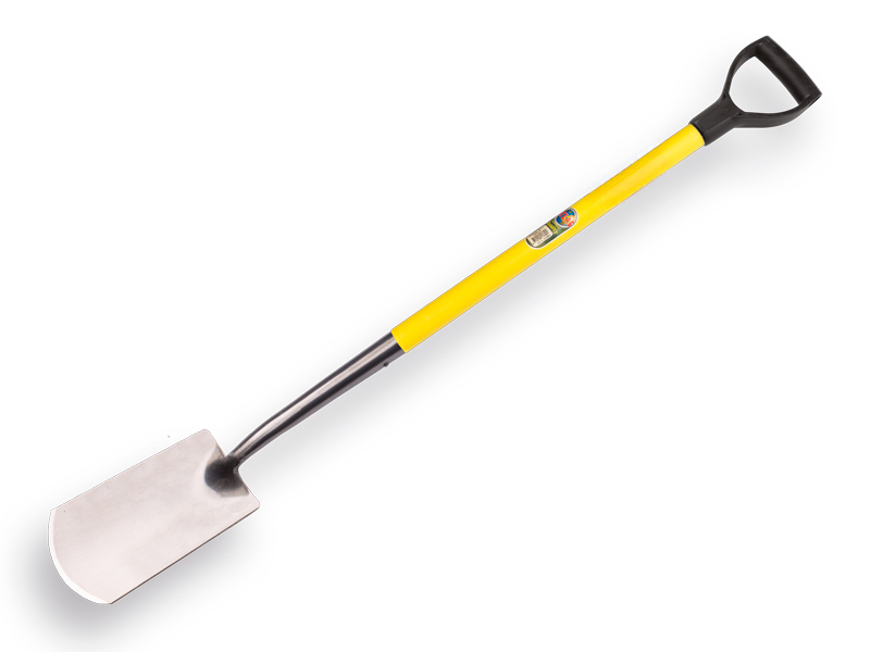 Spade ATLAS DIAMANT gepolijst, met FIBERGLAS D-steel, totale lengte 117 cm