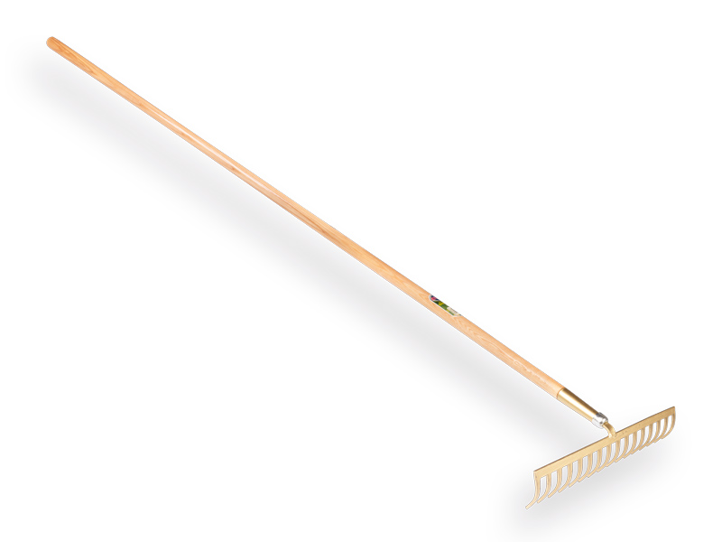 Tuinhark OFFNER 16 gebogen tanden, met ATLAS steel 170 x 2,8 cm