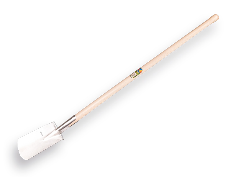 Spade ATLAS DIAMANT gepolijst, RONDE OPSTAP, met ATLAS knopsteel 110 cm