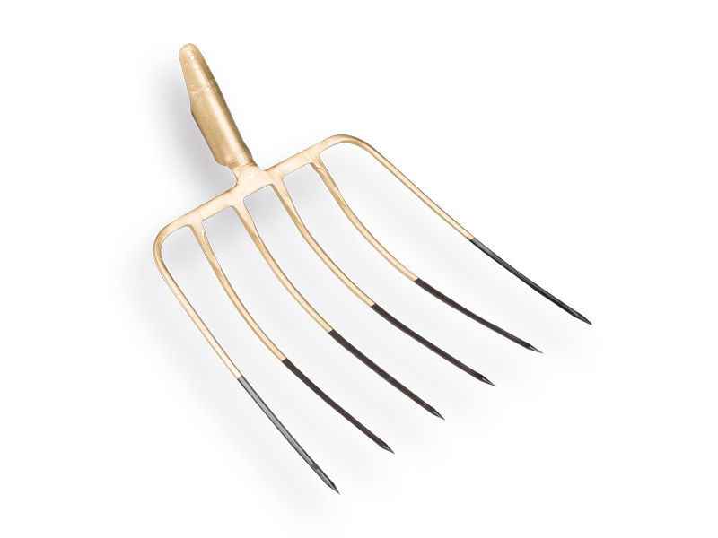 Maisvork OFFNER 6 tands 36 cm met lipdul, zonder steel