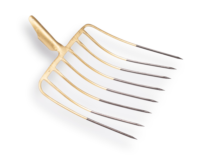 Maisvork OFFNER 8 tands 38 cm met lipdul, zonder steel