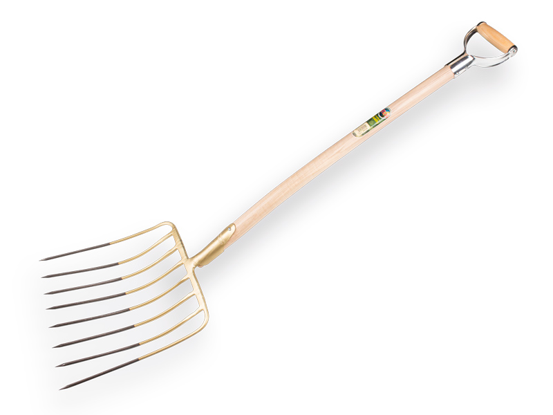 Maisvork OFFNER 8 tands 36 cm met lipdul en ATLAS YD-steel 95 cm