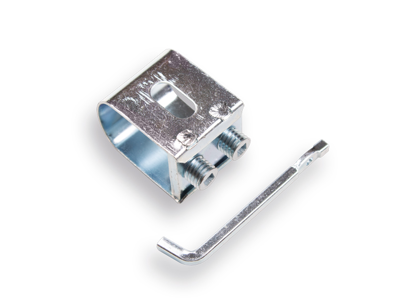 Zeisring groot 50 x 40 mm met sleutel, voor houten zeisboom