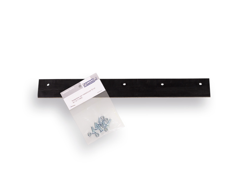 Rubberen voor mestschuiver 40 cm, inclusief bouten en moeren (voor schuiver 928040)