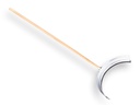 Mestschuiver PROLINE gebogen 89 cm, met ATLAS steel 160 x 3,2 cm