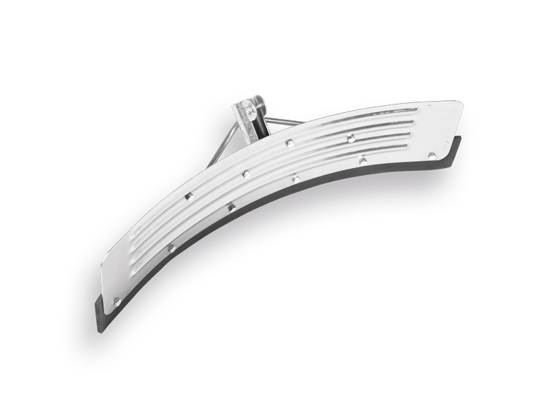 Mestschuiver gebogen 58 cm verzinkt, zonder steel