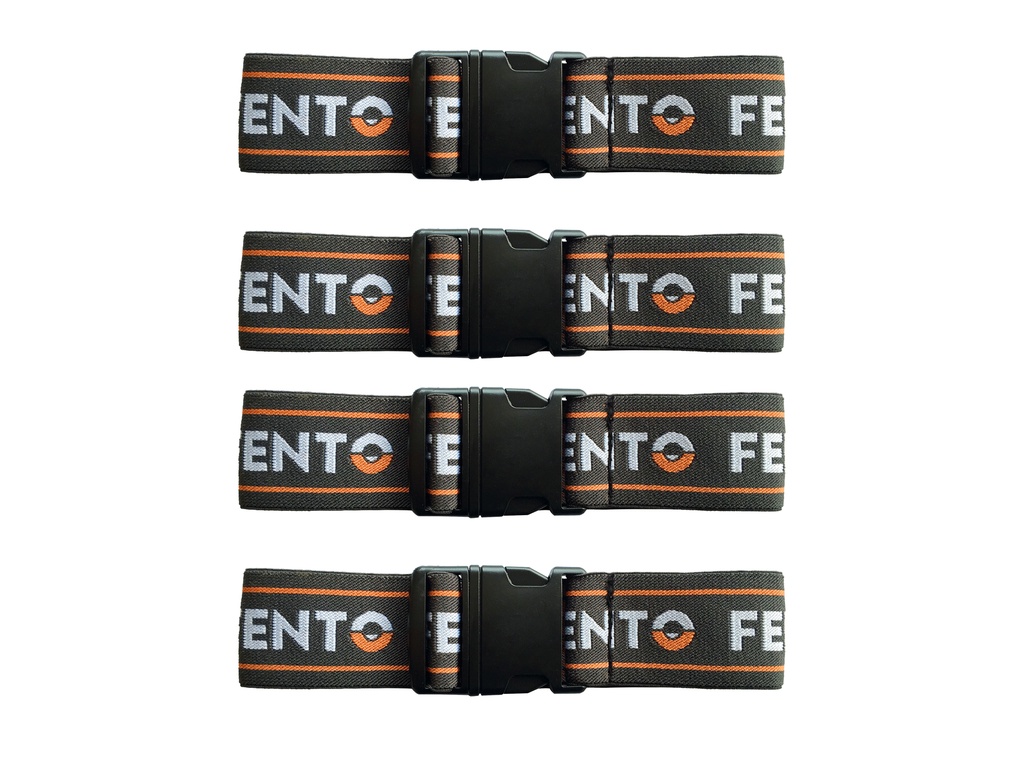 Elastieken met clip voor kniebeschermers FENTO MAX en FENTO 400 (4 stuks)