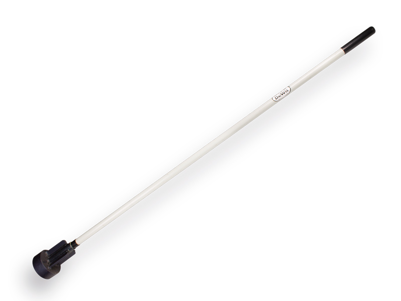 Stamper DE WIT Ø 11 cm, lengte 160 cm, gewicht 3,5 kg, met fibersteel