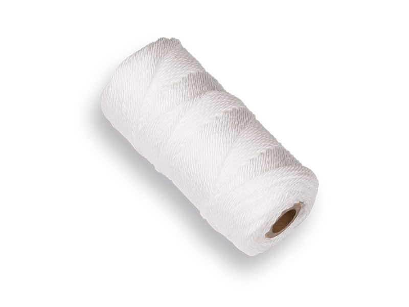 Metselkoord LABORA wit 1,4 mm, 50 meter, gedraaid PP koord