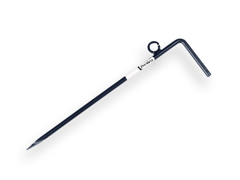 Draadpen DE WIT 400 x 10 mm met haakse kop