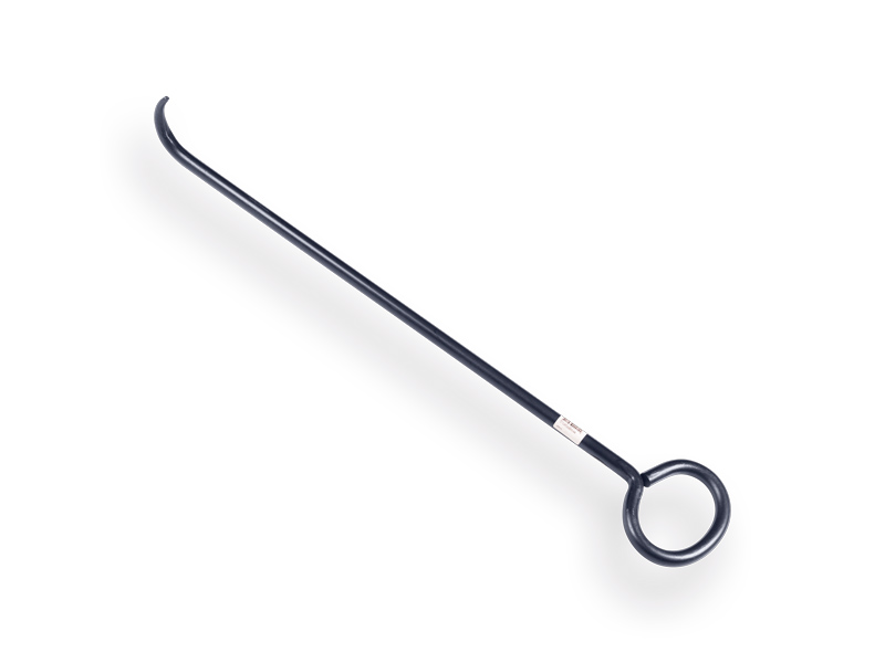 Putdekselhaak DE WIT 750 x 16 mm met krul voor putdeksels met sleuven