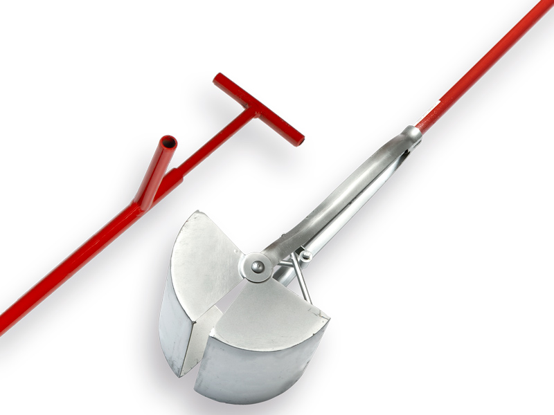 Putschep EASYGRAB 20 cm vierkant, haakse hoeken, lengte 150 cm