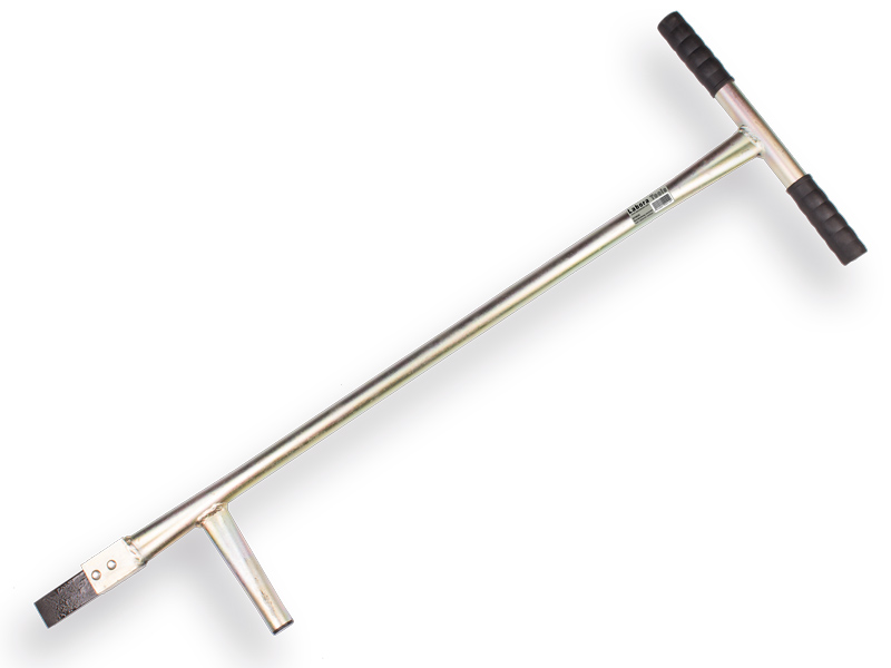 Richtijzer - Schiftijzer LABORA 95 cm, met gehard stalen mes en opstap