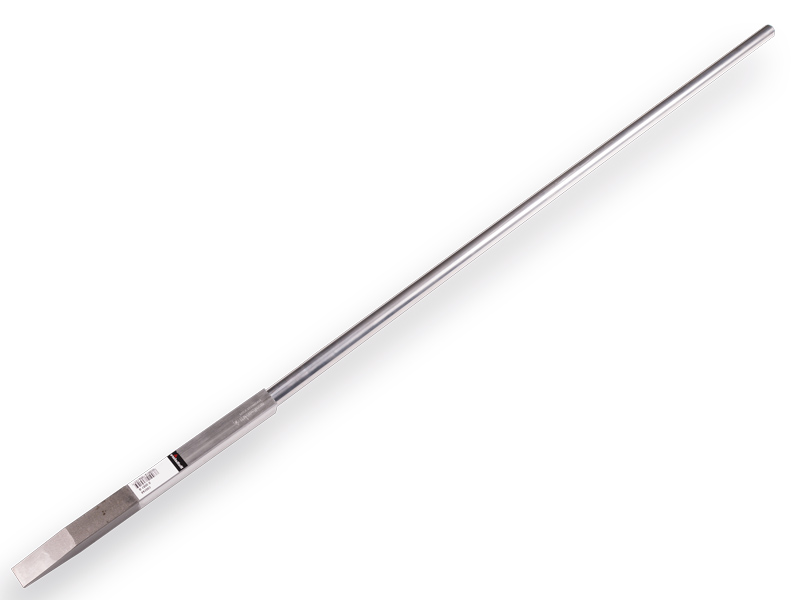 Stootijzer HULTAFORS B1500 aluminium 150 cm, onderstuk 40 cm vierkant
