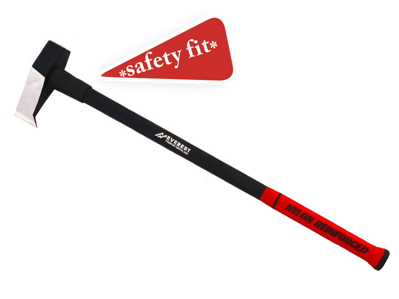 Kloofbijl EVEREST 3000 gram met fiberglassteel 90 cm