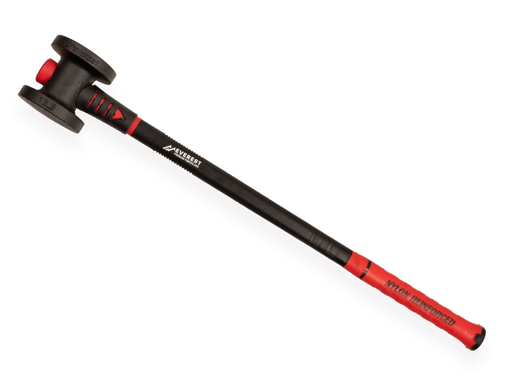 Sleg EVEREST rond staal, 5400 gram met fiberglassteel 90 cm