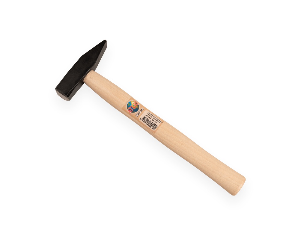 Bankhamer ATLAS 300 gram, DIN 1041, met HICKORY steel 30 cm