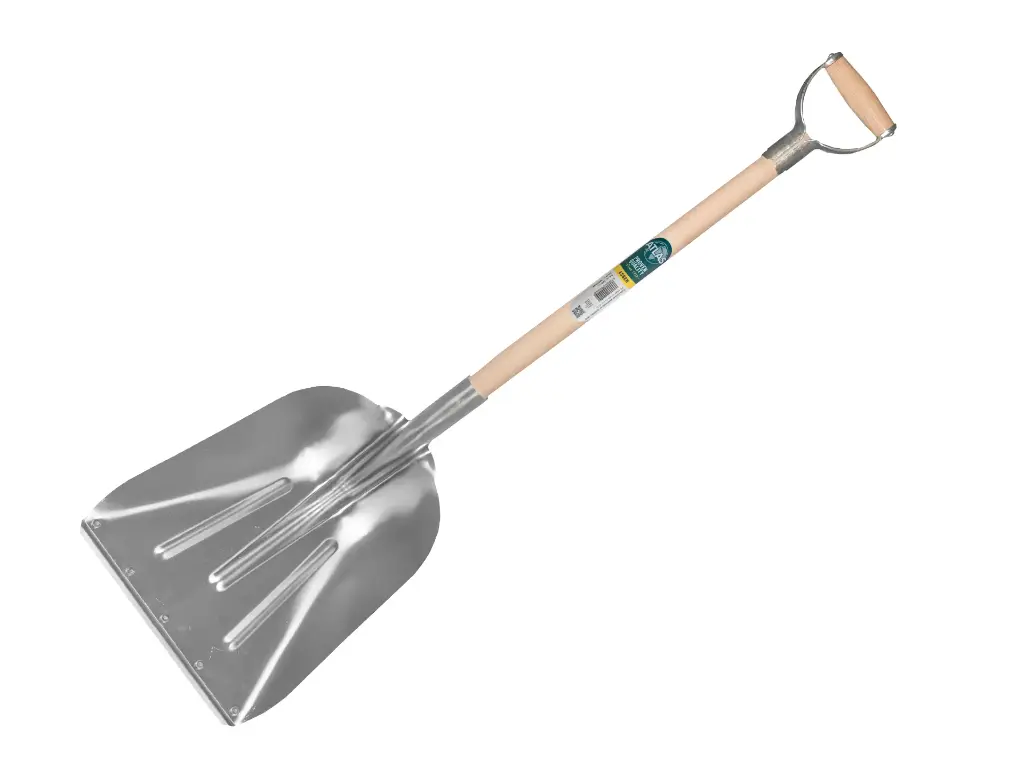 IJsschep - Graanschop ATLAS aluminium met strip met ATLAS YD-steel 33 cm