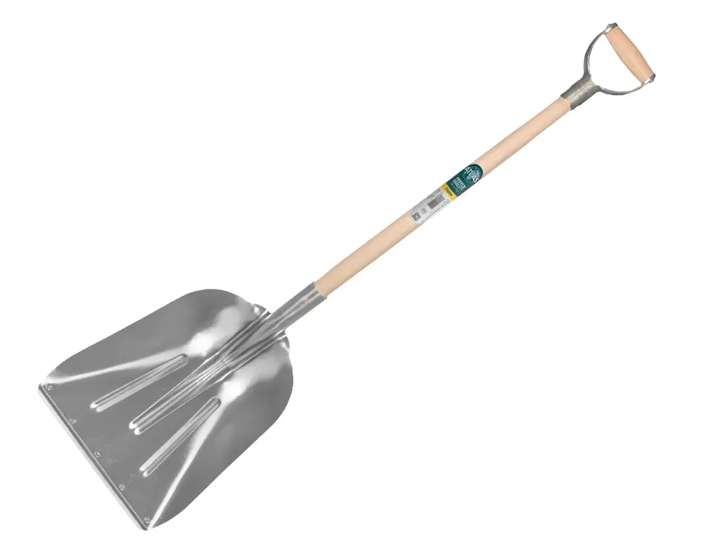 IJsschep - Graanschop ATLAS aluminium met strip met ATLAS YD-steel 45 cm