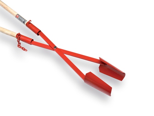 [1020255] Palenzetter IDEAL Jumbo nr. 2 met ESSEN stelen 100 cm, gatgrootte 150 - 320 mm