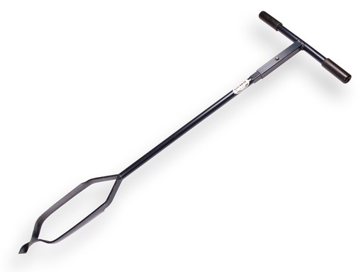 [1020714] Grondboor DE WIT 14 cm verlengbaar, met gedraaide punt, lengte 127 cm