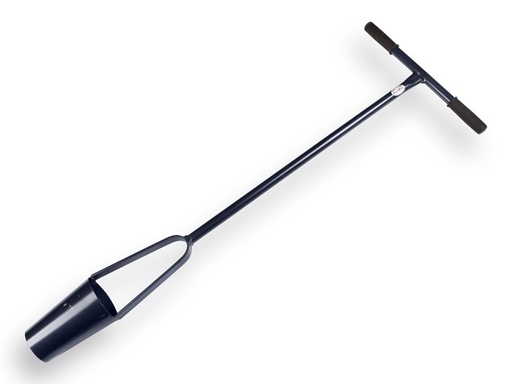 [1025200] Poter DE WIT staal, onder Ø 8 cm, boven Ø 10,5 cm, lengte 100 cm