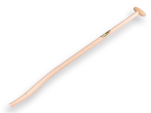 [110410] Blijhamsteel ATLAS 110 cm extra dubbel gebogen, met doorgestoken hilt
