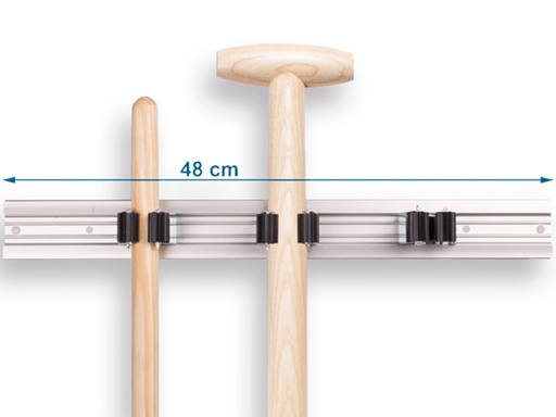 [1107430] Vario rail PRAX 48 cm voor PRAX steelklemmen