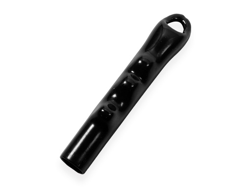 [1207000] Ophangdop zwart met greep voor steel van 2,8 cm