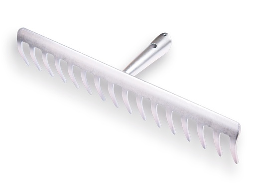 [1301145] Tuinhark verzinkt met 16 gebogen tanden, zonder steel