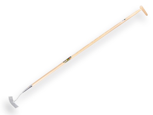 [1302700] Schoffel rond model verzinkt 18 cm, met IKAPE steel 160 x 2,8 cm en flesmodel hilt. FSC 100%