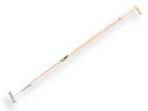 [1302932] Schoffel recht model verzinkt 18 cm, met IKAPE steel 160 x 2,8 cm en flesmodel hilt. FSC 100%