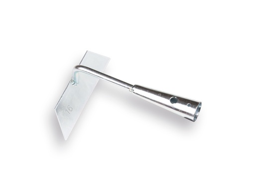 [1303610] Hak verzinkt 16 cm, zonder steel