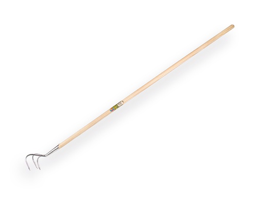 [1314140] Krabber 3 tands verzinkt met IKAPE steel 150 x 2,8 cm. FSC 100%