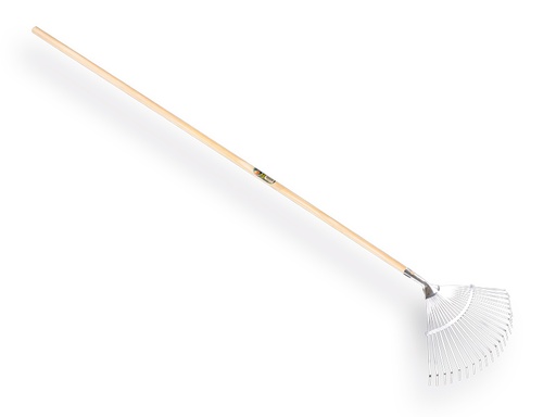 [1317400] Bladhark ATLAS verzinkt, 22 platte tanden, met IKAPE steel 150 x 2,4 cm. FSC 100%