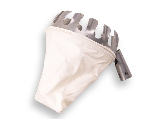 [1470880] Fruitplukker staal met katoenen zak, zonder steel