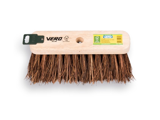 [1490370] Straatbezem VERO 12 bassine/stalks 27,5 cm, vlakke kap
