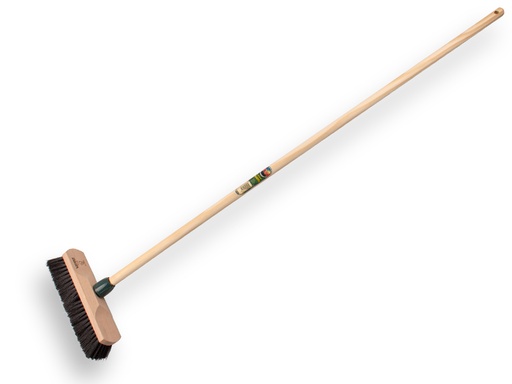 [1490595] Kamerveger VERO zwart 28 cm, met steelverbinding en IKAPE steel 130 x 2,4 cm en ophangoog (uitlopend)