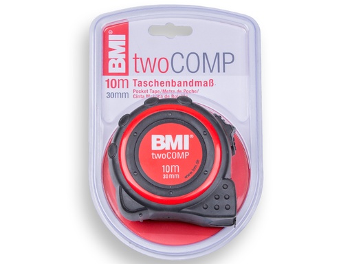 [1505496] Rolbandmaat BMI Twocomp 10 meter x 30 mm, ABS behuizing