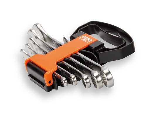 [1509050] Ring-steeksleutelset BAHCO 5-delig, metrisch, M8-M10-M13-M17-M19